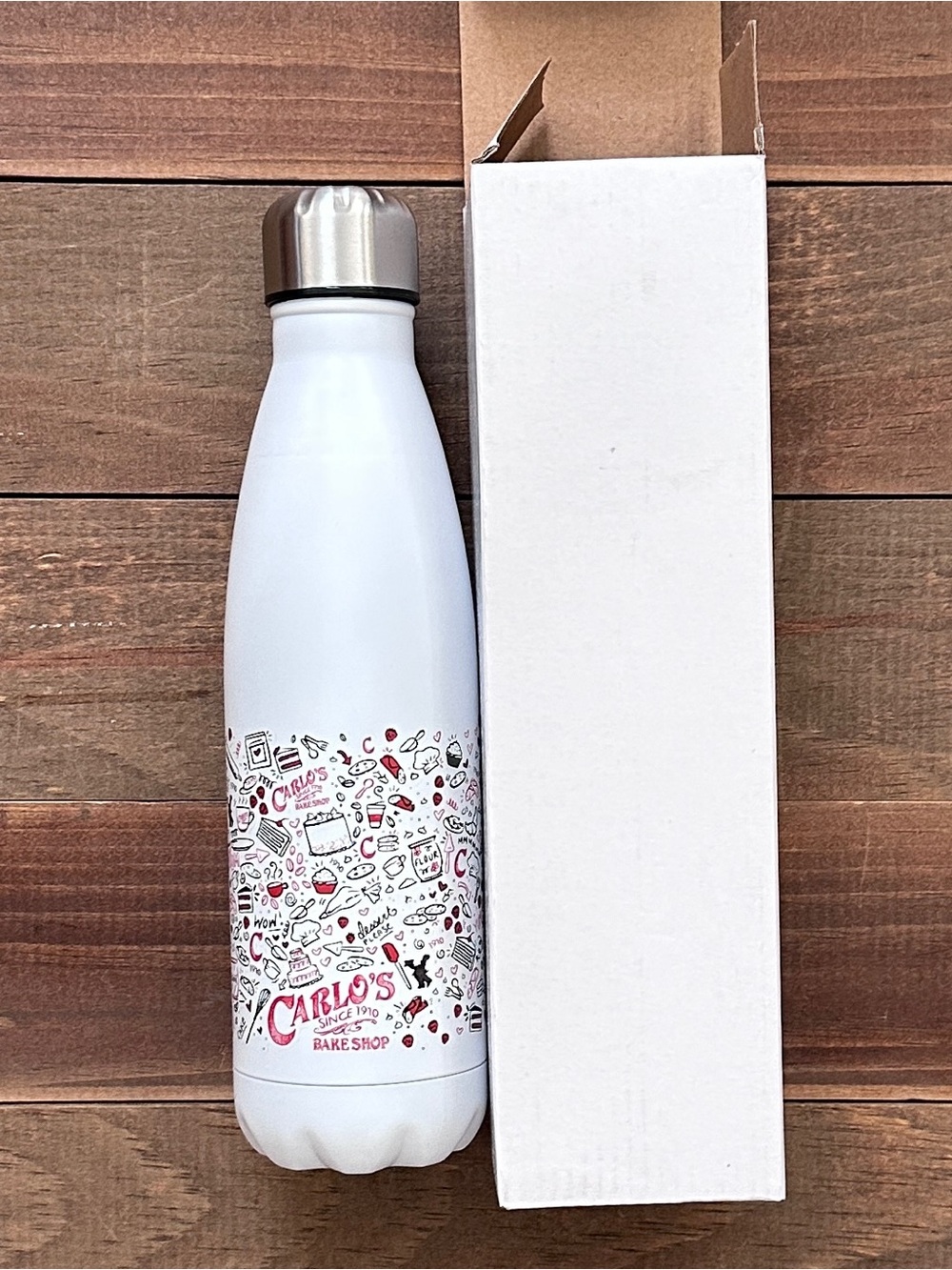 Carlo's Bake Shop Stainless Steel Water Bottle